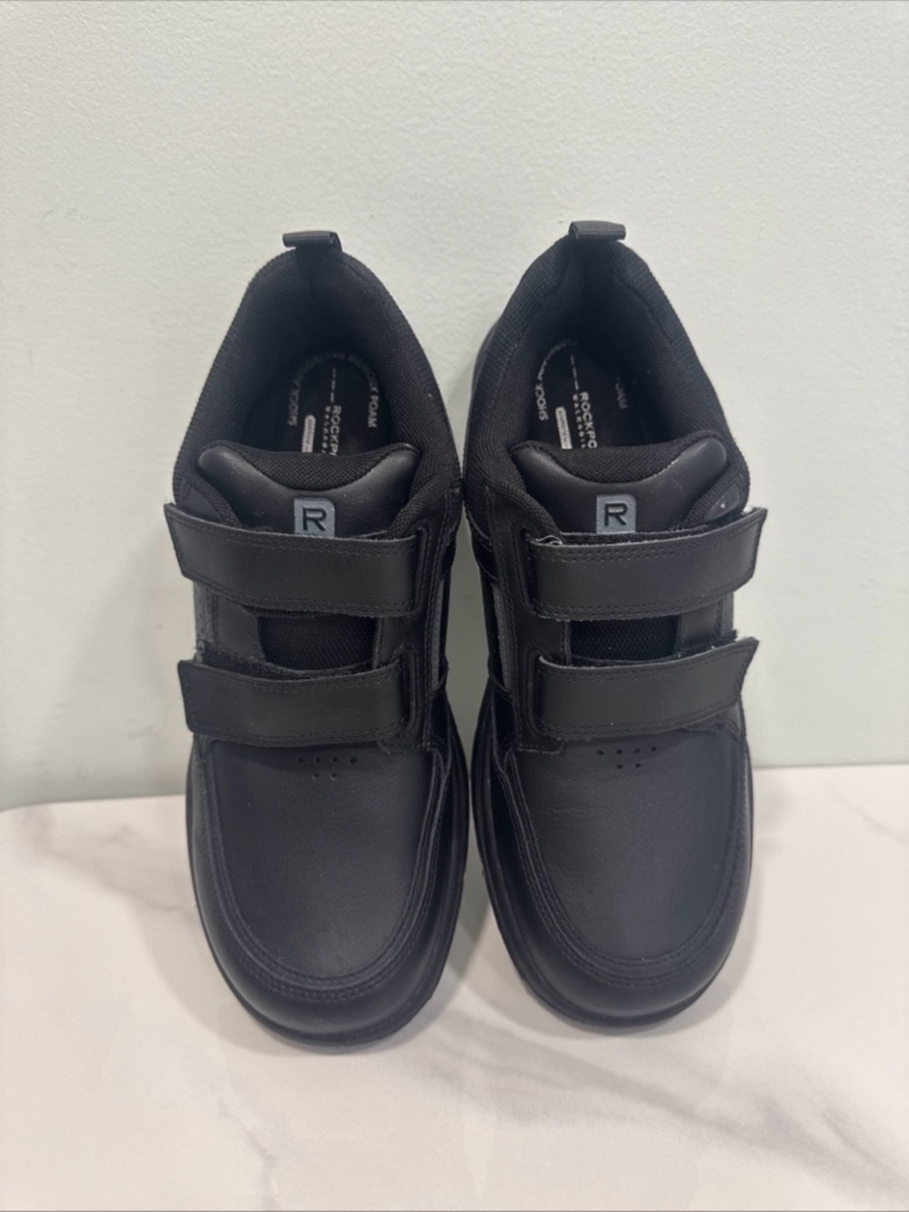 Rockport Black Men's Velcro Slip-On Loafers